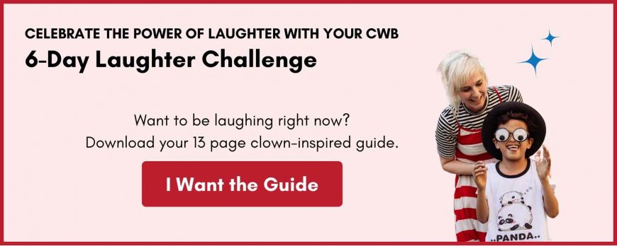 CWB laughter challenge blog post card